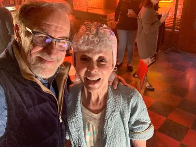 Steven Spielberg, Rita Moreno, West Side Story, on set