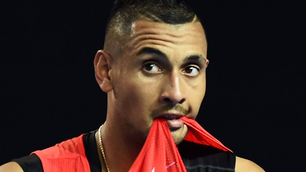 Kyrgios fined for audible obscenity