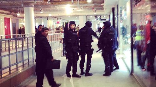 Knife-wielding man arrested by police at busy Melbourne shopping centre