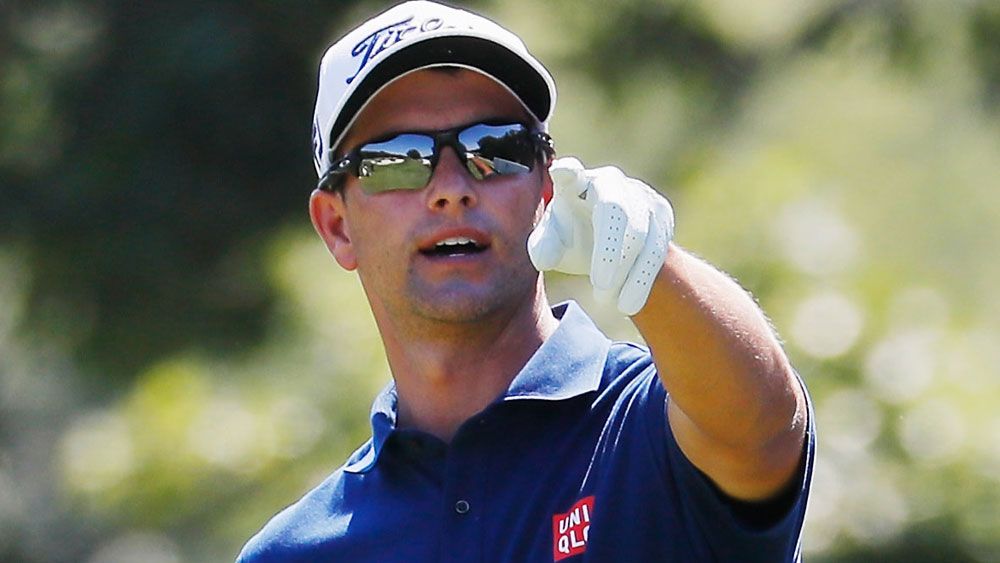 Adam Scott finished in a tie for fourth at The Barclays. (Getty Images)