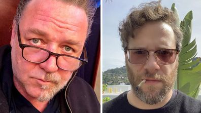 Russell Crowe and Seth Rogen