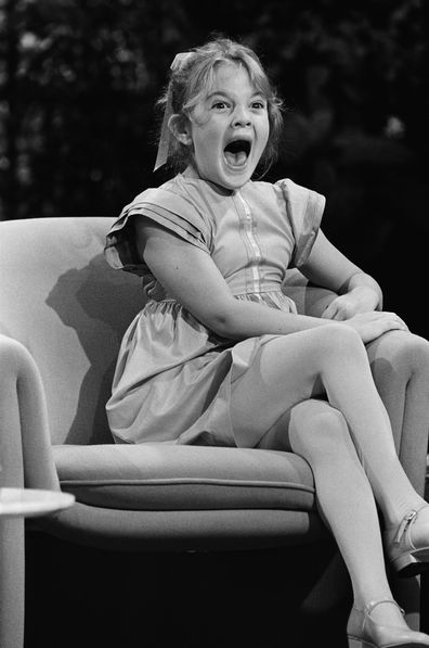 THE TONIGHT SHOW STARRING JOHNNY CARSON -- Air Date 07/28/1982 -- Pictured: Actress Drew Barrymore -- Photo by: Gene Arias/NBCU Photo Bank