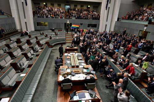 The isolated 'No' can be seen on the left side of the chamber (Getty)