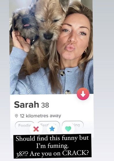 Sarah was alerted to the fake profiles by friends.