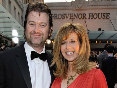 Kate Garraway and husband  Derek Draper arrives at the Galaxy British Book Awards at Grosvenor House on April 3, 2009 in London.