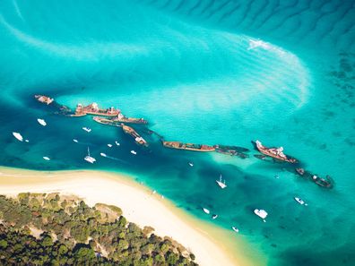 Moreton Island shipwrecks, Queensland