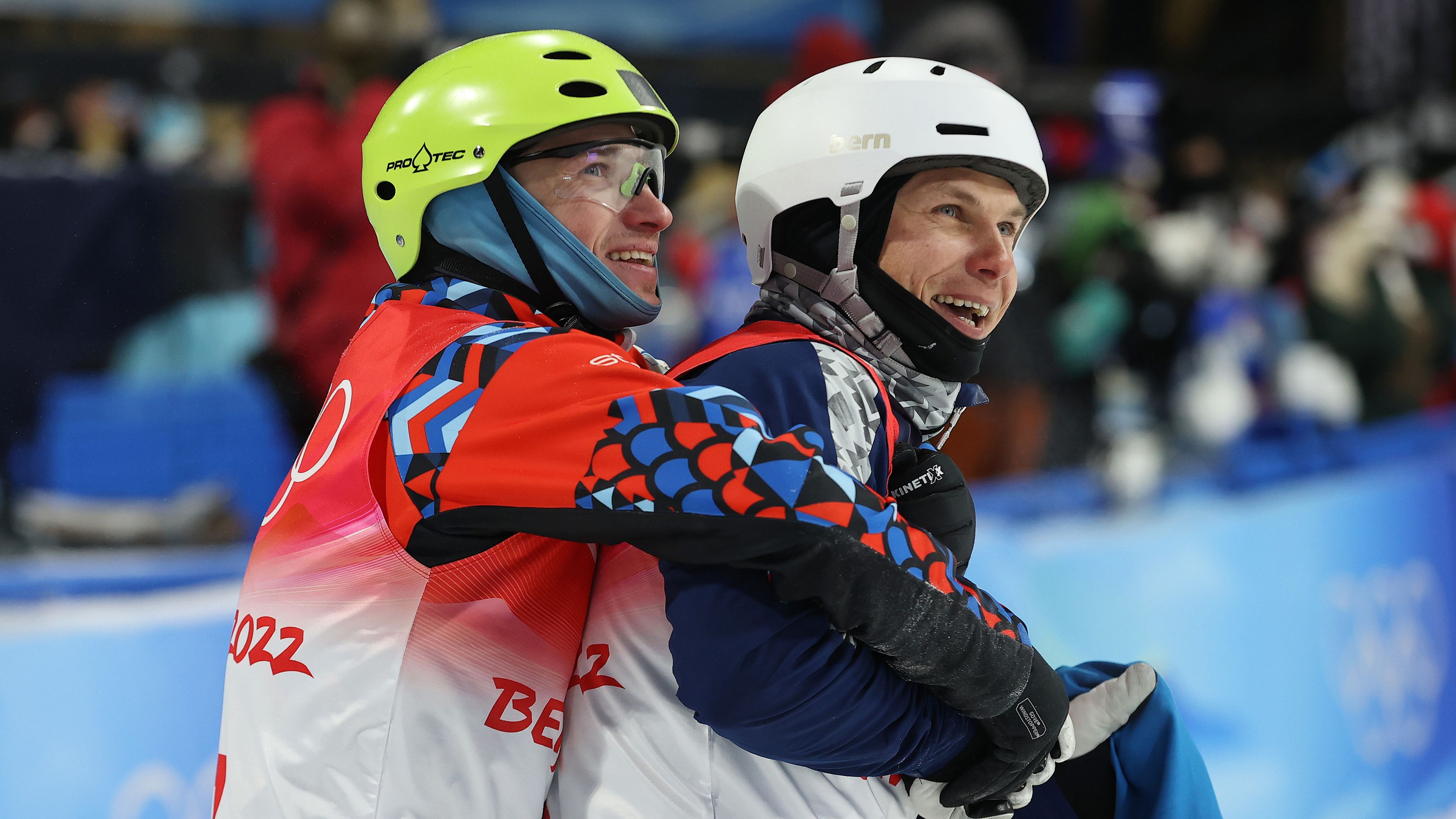 Nations at odds, but rival Olympians find time for special moment