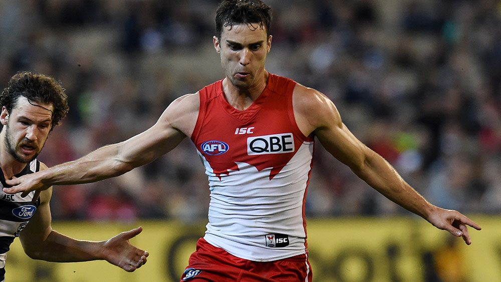 Xavier Richards' time in the AFL ended because of salary cap uncertainty, says John Longmire. (AAP)