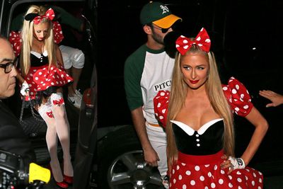 Halloween is the one night a year when the hardcore party girls, like Paris Hilton, just wear lingerie and some form of animal ears.