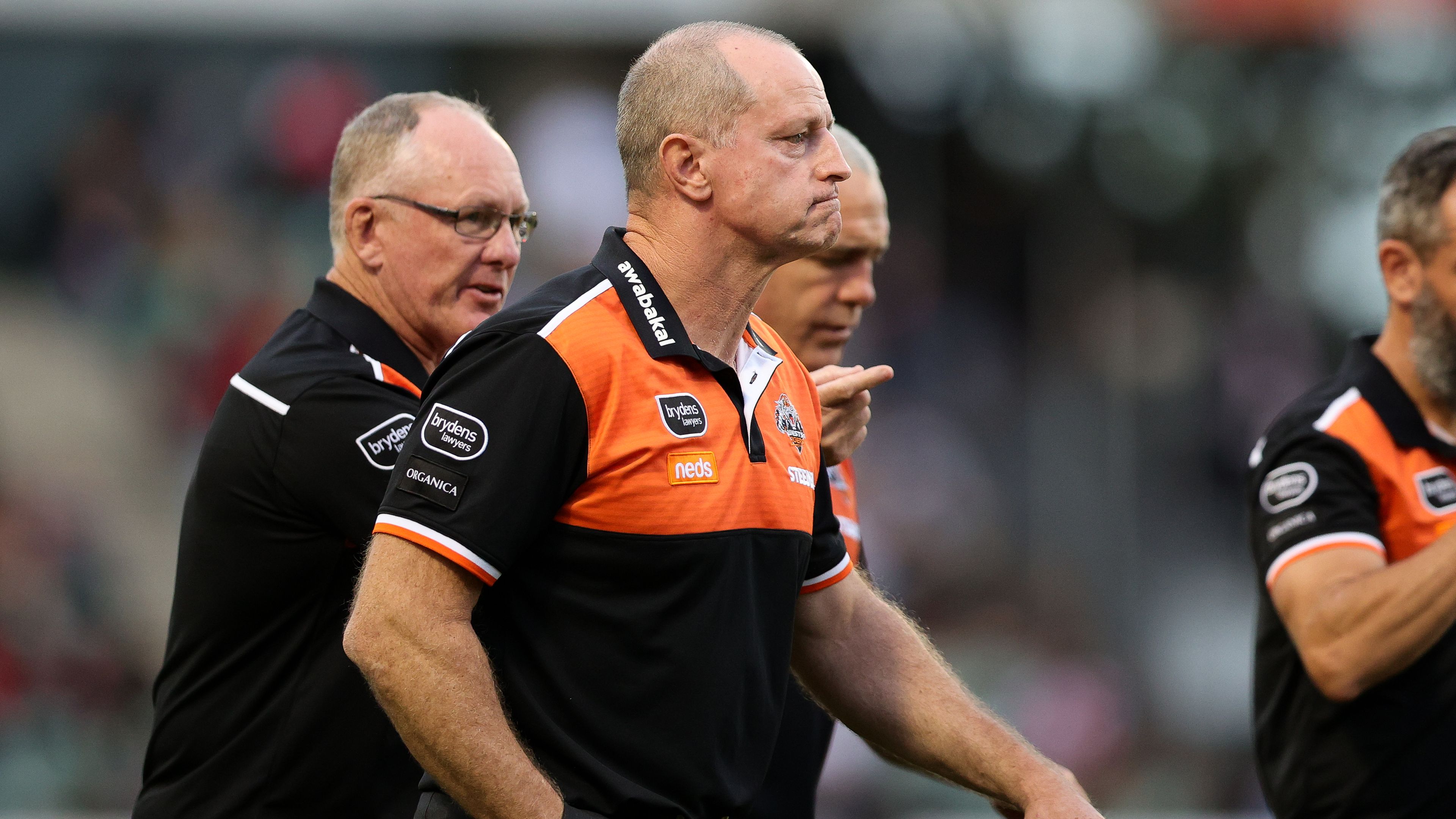 Confusion reigns as Wests Tigers poised to sack coach Michael Maguire