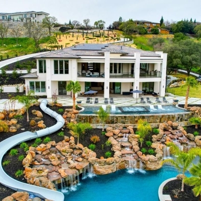 Wet and Wild: This $9.5 million Californian mansion has its own water theme park