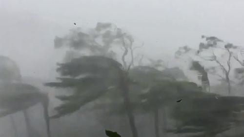 Cyclone Debbie was responsible for flooding and blackouts. (9NEWS)