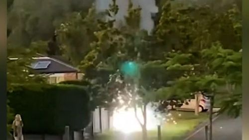An electricity box has exploded on a suburban street in Queensland, sparking concern for residents.