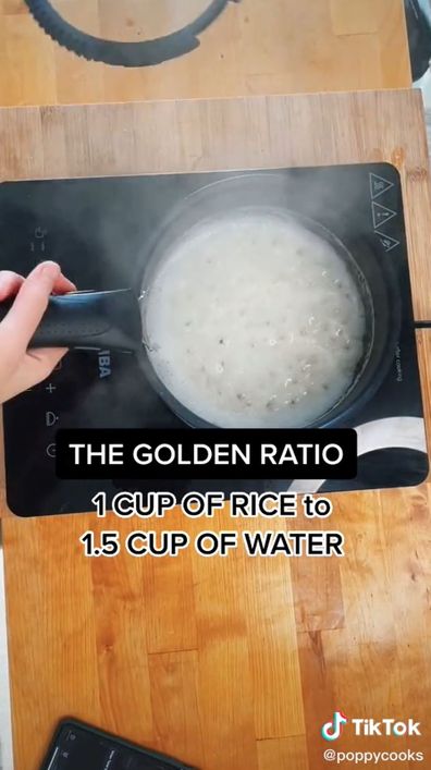 TikTok, chef, cooking hack, rice, Poppy O'Toole