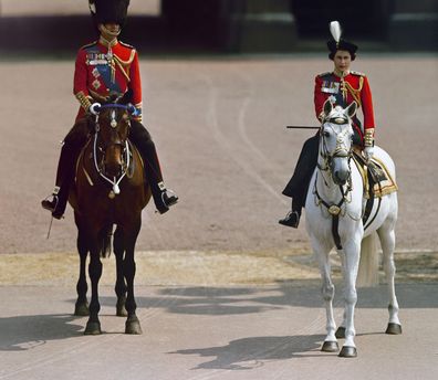 Trooping the Colour through the years