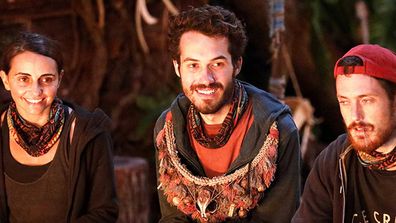 Pia Miranda, Baden Gilbert and Harry Hills in the final three for Australian Survivor 2019.