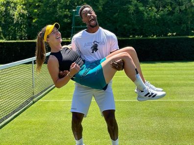 Gaël Monfils and Elina Svitolina