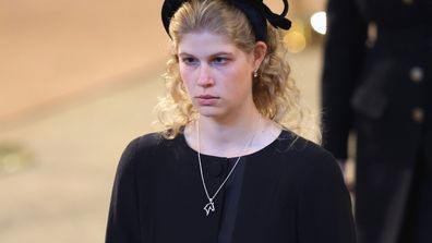 Lady Louise Windsor at the vigil for Queen Elizabeth II at Westminster Hall