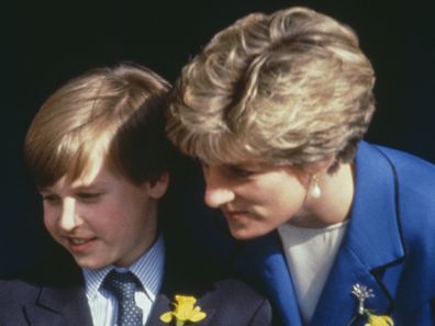 Prince William and Di