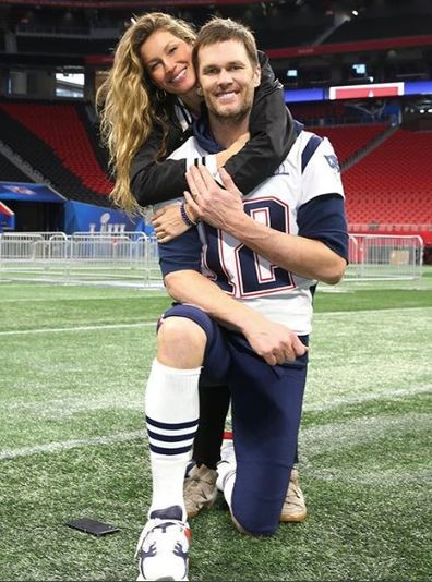 Tom Brady and Gisele Bündchen.