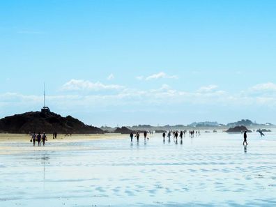 South Island's popular Sumner Beach