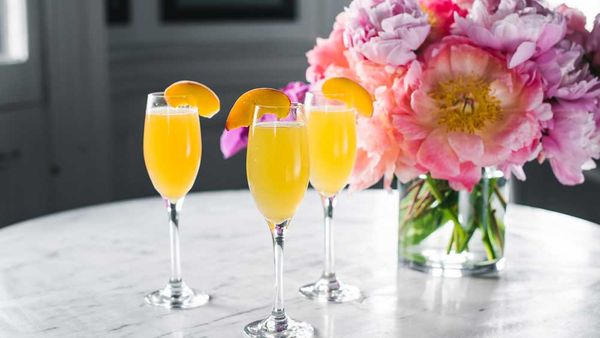 Summer peach bellini by Ben Varela for The Royal Hotel Paddington