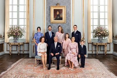 Swedish Royal Court releases new portraits of royal family, March 2022.