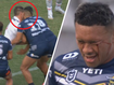 Star leaves the field after brutal head clash