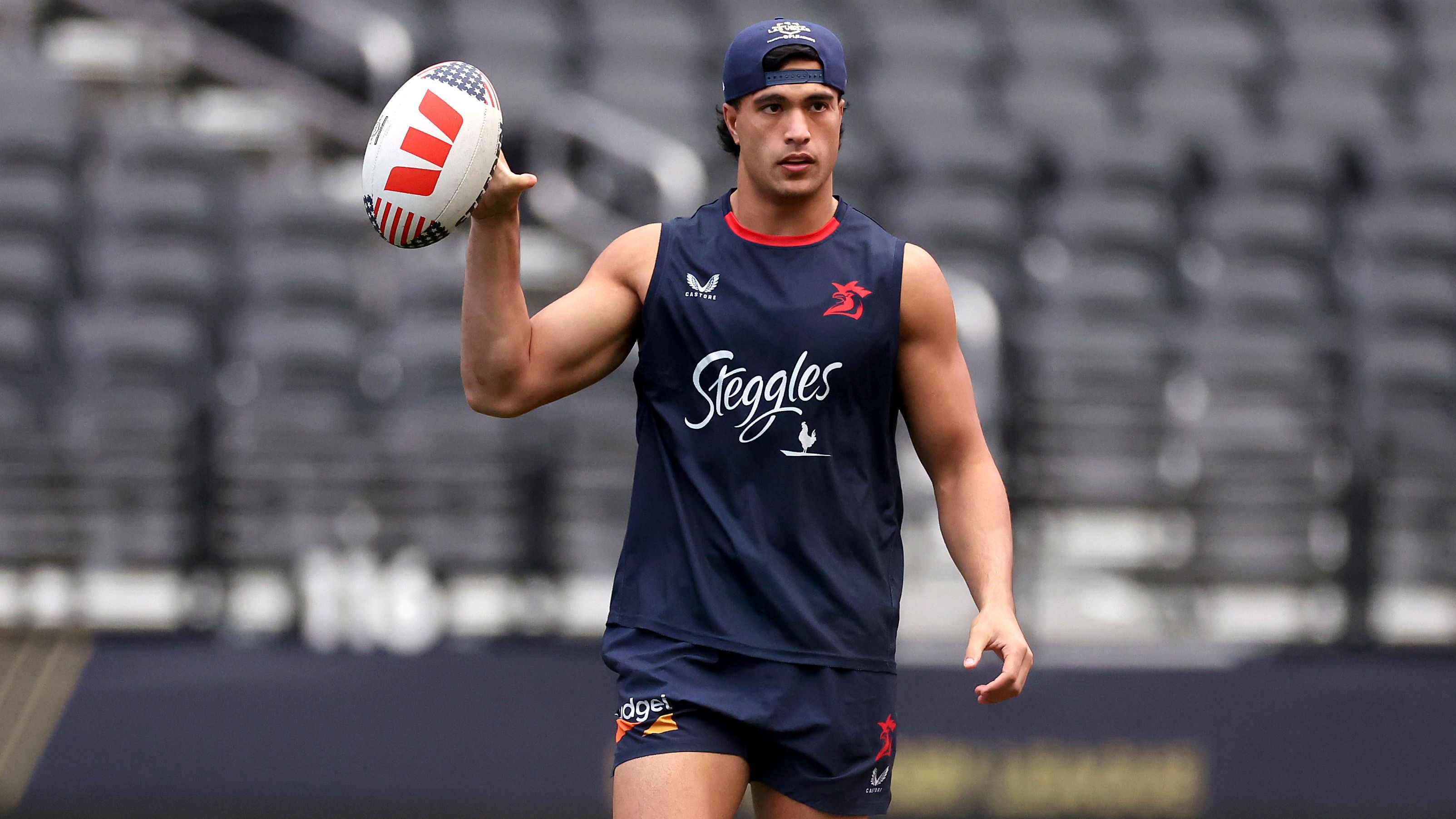 Joseph Suaalii of the Sydney Roosters.
