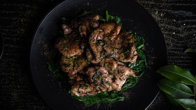 Delidoor's lemon myrtle infused chicken thighs.