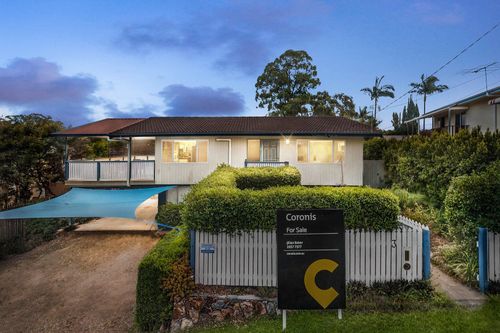 In contrast, Brisbane's fastest-selling suburbs are closer to the city centre. This three-bedroom house at 3 Dooloo Crescent, Ferny Hills, is on sale for offers over $529,000. (Domain)
