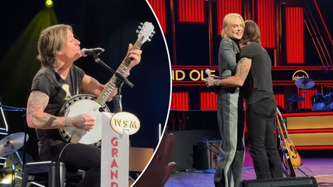 Keith Urban and Nicole Kidman surprise fans on stage at Nashville show -  9Celebrity
