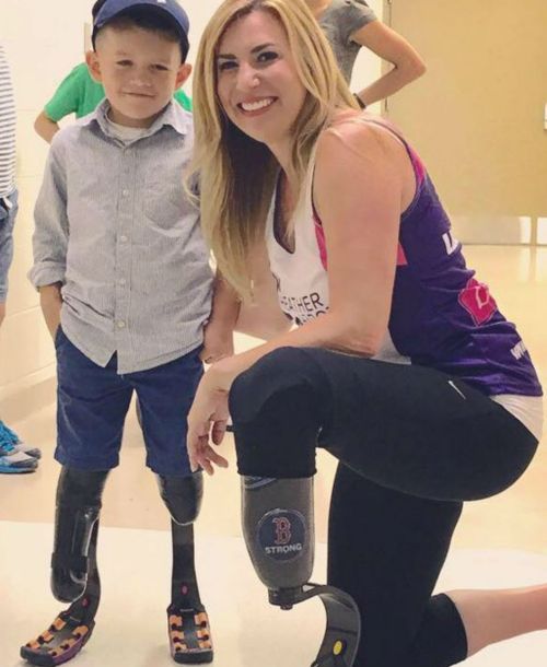 Jude Hill with Heather Abbott. (Facebook/ Heather Abbott Foundation)