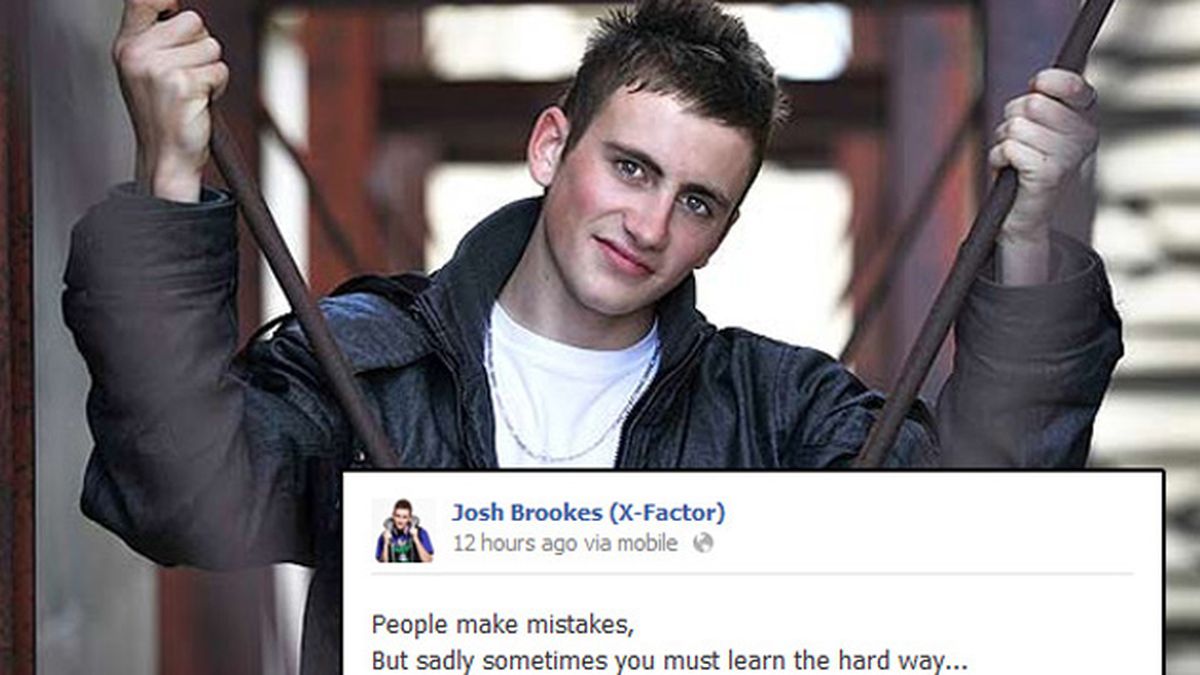 It Got Out Of Control Behind Josh Brookes I X Factor I Disqualification 9celebrity