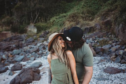 The couple returned to their Albion Park home and their two young children and began planning the big day. (Beth Fernley)