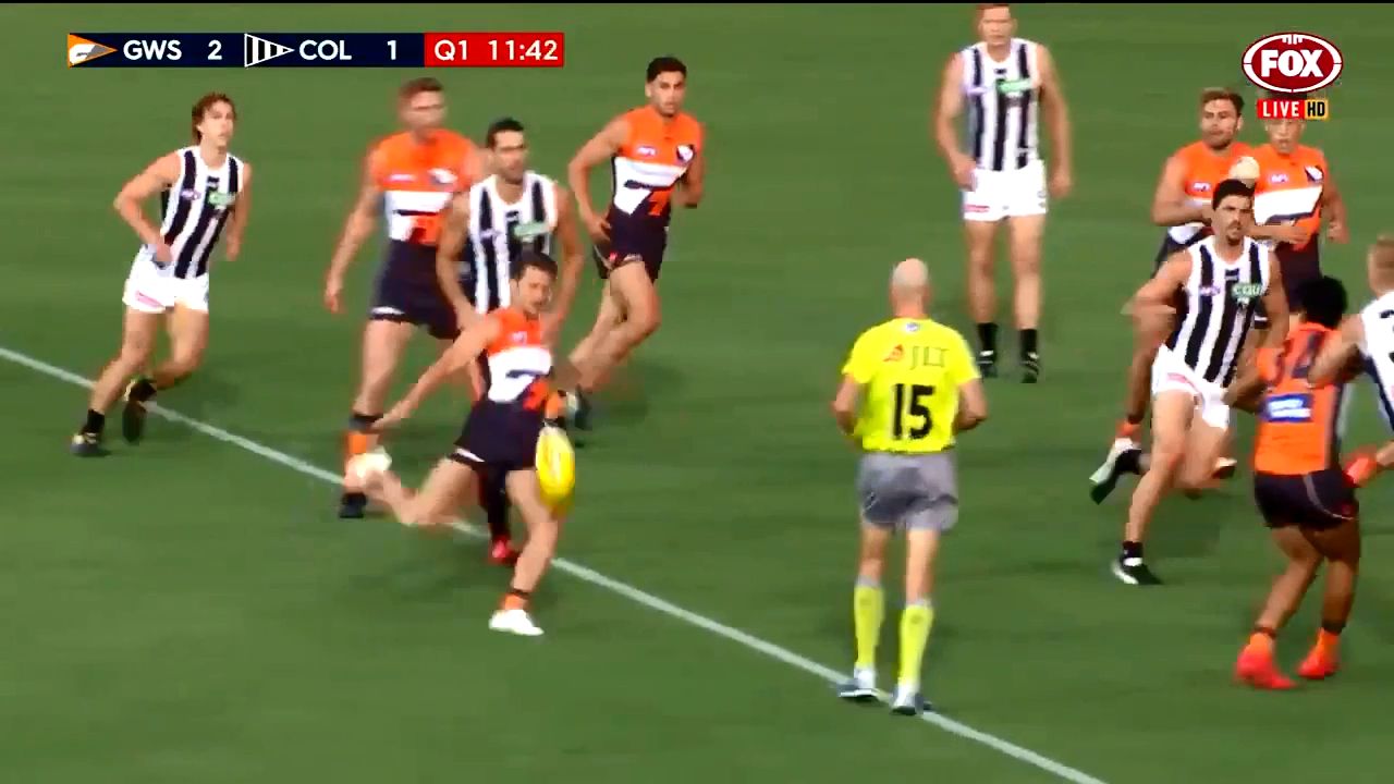 Giants light up Canberra in Pies AFL trial