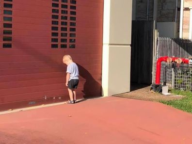 Little boy NSW fire station 