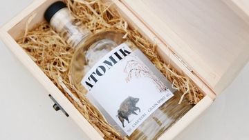 Atomik vodka shipment confiscated by Ukraine secret service.