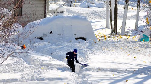 US northeast braces for flooding as record snow begins to melt