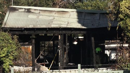 Investigations into the blaze are continuing. Picture: 9NEWS