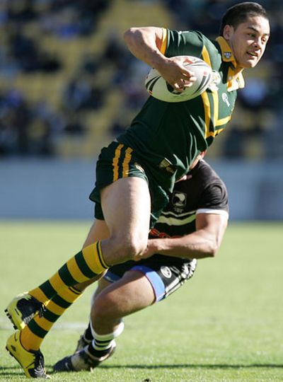 He was then vaulted into the Kangaroos side, debuting in a 2007 Test against New Zealand.
