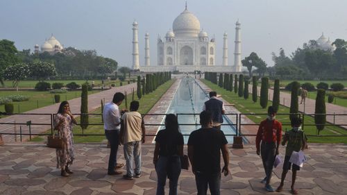 The Taj Mahal has reopened after being closed for more than six months due to the coronavirus pandemic in Agra, India.