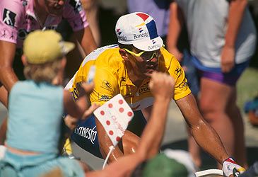 How many times did joint record holder Miguel Indurain win the Tour de France?