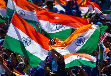 When did India adopt the Tiraṅgā as its national flag?