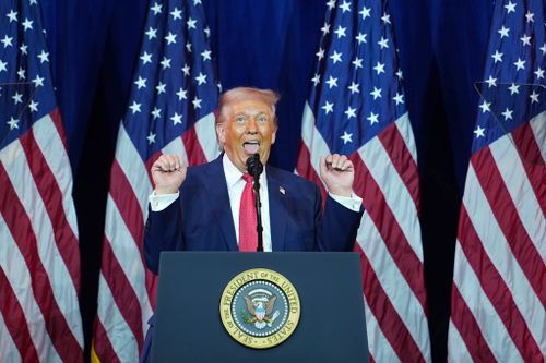 US President Donald Trump 