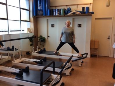 Mary-Lynne at pilates