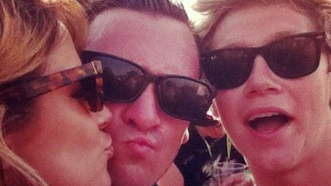 Is Harry cool with this? Caroline Flack parties with One Direction’s Niall