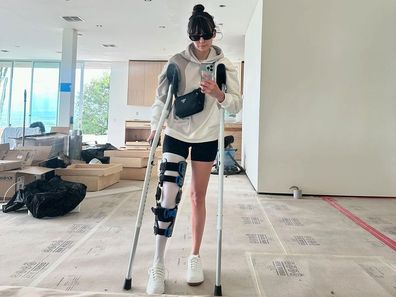 Nina Dobrev shares update after bike injury