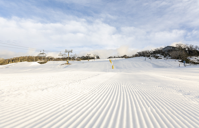 Perisher on operning day, 2021