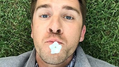 Hugh Sheridan is currently in hotel quarantine in Sydney. 